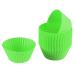 sourcing map 20pcs Wax Melt Warmer Liner Silicone for Candle Fragrance Melter Green