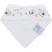 Dotty Fish Organic Cotton Bandana Bibs | Super Absorbent Teething Bibs for Boys & Girls | One Size | Polar Bear Design - Buy Online on GoSupps.com