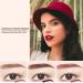 Long-lasting Waterproof Eyebrow Stamp Kit with 10 Stencils - Dark brown - Buy Online on GoSupps.com