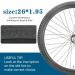 2 Pack Folding Replacement Bike Tires 24/26/27.5/29 X 1.95/2.125 Inch with Tire Levers - Mountain Bike MTB - Buy Online on GoSupps.com