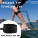 Madness Surfcraft Premium Coil SUP Leash - 10ft Coiled Paddle Board Leash | 7mm Thick Legrope Strap | For Stand-up Paddleboard, Longboard, iSUP | Improve Your Surfing with eBook - Buy Online on GoSupps.com