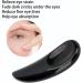 Mini Makeup Mask Spatula Curved Cosmetic Spatula Scoop Mini Gua Sha Jadestone Curved Makeup Eye Cream Cosmetic Spatula (Black) - Buy Online on GoSupps.com