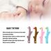 4Pcs Teether Tubes Soft Silicone Teething Tubes Baby Soothing Teether Toy Baby Teething Toy Teether Chewing Tube Food Grade Silicone Set Kit for Infant - Buy Online on GoSupps.com