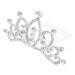 FRCOLOR Tiara Crown for Children Girls with Combs Children's Tiara Mini Comb Combs for Children Hair Comb with Rhinestone Girls Combs for Prom Children's Tiara Girls Combs Small Crown Mittel