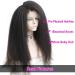 20 13x6 Kinky Straight Human Hair Wig | 180% Density HD Transparent Lace Front Wig for Black Women | Pre Plucked with Baby Hair | Brazilian Virgin Human Hair | Natural Hairline Yaki Straight | 20 Inch - Buy Online on GoSupps.com