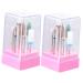 Housoutil 2 Sets Carbide Drill Bit Witch Hat Clip Ceramic Drill Bit Nail Polishing File Bit Heads Nail Tools Metal Nail Art Silicone Nail Art Tool Nail Drill Polisher