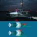Obcursco LED Boat Navigation Lights - Marine Bow Light for Pontoon, Skeeter, Power Boat, Skiff (Black) - Buy Online on GoSupps.com