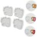 NUOBESTY 4 Pcs Shiba Inu Drawing Stencil Silicone Molds De Para Gelatinas Handmade Craft Mold Crystal Plaster - Buy Online on GoSupps.com