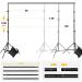 Adjustable 8.5x10ft Backdrop Stand for Parties & Events | Background Support System with Clamps, Clips, Sandbag & Carry Bag - CPLIRIS V2 - Buy Online on GoSupps.com