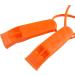 AUGSUN 10 Pcs Safety Whistle with Lanyard - Marine Grade Plastic Whistle for Emergencies, Orange - Buy Online on GoSupps.com
