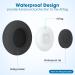 Simplethings Waterproof AirTag Dog Collar - Anti-Loss Silicone Holder for Cats & Dogs - Compatible with Apple AirTag GPS Tracker - Black S-12mm - Buy Online on GoSupps.com