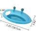 Wontee Bird Bath Box with Mirror - Portable Parrot Hanging Tub for Small Birds | Cleaning Supplies - Buy Online on GoSupps.com