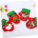 LABRIMP 3pcs Ornament Candy Bags Christmas Decor Christmas Pouch Christmas Bag Gloves Window Bag Size 2 As Shown - Buy Online on GoSupps.com