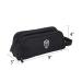 Damero Travel Organizer for Men Grooming Storage with Two Compartments - Lightweight and Portable - Black - Buy Online on GoSupps.com