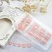 White Glitter Short Square Toe Fake Press On Toenails | Glossy Acrylic False Toenails for Women - 24pcs - Buy Online on GoSupps.com