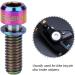 Vbestlife Titanium M6X18mm 4pcs Bike Disc Brake Clamp Bolts with Gasket - Buy Online on GoSupps.com
