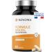 NOVOMA Sun Formula Activator and Tan Accelerator 7 Natural Active Ingredients including Beta-Carotene Burdock and Copper Preparation and Protection Skin in the Sun 60 Capsules Made in France