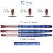 Ycyan 3Pcs UV Gel Nail Brush Set - Professional Brushes for Nail Art Design and Polygel Extension - Buy Online on GoSupps.com