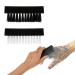 Amaxiu Hand Nail Brush for Cleaning Fingernails Durable Nylon Firm Stiff Scrub Bristles Nail Scrubber Brushes for Men Mechanics Gardeners Scrubbing under Fingers Foot Toes(2 Pack Black+White)