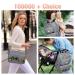 Buy Tonyeee Personalized Diaper Backpack | Stylish Travel Baby Bag with Removable Cross Body Bottle - Gray - Buy Online on GoSupps.com