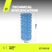 Trexo Foam Roller 33x14 cm Premium Massage Roller for Muscle Relaxation & Rehabilitation Supports Up to 200 kg Ideal for Foam Scooters Blue - Buy Online on GoSupps.com