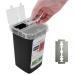 Blade Tank & Razor Blade Disposal Box - Secure Collection Container for Barbershops & Salons (Black) - Buy Online on GoSupps.com