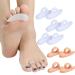 10 Pieces Hammer Toe Corrector Gel Toe Straighteners with 1 Separator Loops Hammer Toe Support Crest for Women & Men Joint Realign - Cushion Support