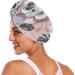 Green Leaf Koala Hair Towel 2 Pack - Super Absorbent Quick Dry Hair Turbans for Women & Girls - Buy Online on GoSupps.com