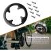 Bike Chainring Guard 42T Black - Universal MTB Cycling Protector Cover - Buy Online on GoSupps.com