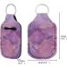 Dreaweet Neoprene Hand Sanitizer Holder Keychain - Portable Chapstick Holder - Marble Purple - Buy Online on GoSupps.com