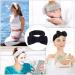 Makeup Headbands Spa Bow Washing Face Hair Band Towel Wrap Coral Fleece Elastic for Shower Sports Black Spa Headband - Buy Online on GoSupps.com
