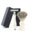The Body Tools shaving set with pure badger hair and double safety razor for men