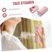 VINTORKY Abs Face Steamer for Facial Deep Cleaning Mini Face Steamer Pink Face Steamer - Buy Online on GoSupps.com