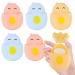 TECHPLUS Disposable Soap Paper Sheets - Cute Egg Shaped Travel Soap for Hand Washing Scented Bath Slice Portable for Camping Hiking School (6 Boxes 50 Sheets Each)