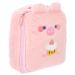 Healvian Makeup Bag for Purse Travel Toiletry Bag Napkin Storage Bag Plush Menstrual Pad Zipper Bags Period Tampon Pouches Makeup Container Cartoon Coin Purse for Girls Women Outdoor Decor Pink