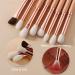 Buy Pink Makeup Brushes Set - Powder Foundation Blush & Eyeshadow - 100% Natural Hair - International Shipping Available - Buy Online on GoSupps.com