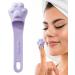 Manual Facial Cleansing Brush Soft Silicone Face Skin Scrubber Manual Brush Applicator Brush Face maskes Brush for Forehead Cheeks Nose Lips Face 10.8x3 Cm Purple - Buy Online on GoSupps.com
