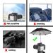 Camera Rain Cover with Hot Shoe Umbrella and Sunshade | Waterproof Accessory for Camera Protection Against Rain, Sunshine, Snow, and Birds Poop - Buy Online on GoSupps.com