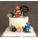 JeVenis Robot Cake Topper Robot Happy Birthday Cake Decoration Gear Cake Topper Robots - Buy Online on GoSupps.com