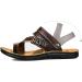 Men's Cowhide Orthopedic Bunion Correction Sandals - Brown, Size 9.5 | Bunion Corrector Flip Flops for Summer Hiking & Travel - Buy Online on GoSupps.com