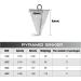 Saltwater Fishing Sinker Weights Set - 1oz, 2oz, 3oz, 4oz (28g, 56g, 84g, 112g) - 8 Pcs - Buy Online on GoSupps.com