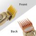 10 Pack Clipper Guards Cutting Guides for Wahl Clipper with Metal Clip/Color Coded-from 1/16 Inch to 1 Inch(1.5-25mm) Fits All Full Size Wahl Clippers (Colorful) - Buy Online on GoSupps.com