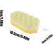 Body Sponge Foam - Sponge Foam Soft Shower | Ergonomic Soft Bath Sponge | Dual Texture Body Sponge | Reusable Bath Body Sponges | Ergonomic Gentle Body Sponge for Family Friends Yellow - Buy Online on GoSupps.com