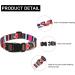 Mercano Dog Halison Collar - Soft Nylon Comfort & Durable Pattern for Small/Medium Dogs & Puppies (L Trunk Pink) - Buy Online on GoSupps.com