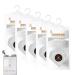 Aizuoni moisture absorb Packages for the closet hanging moisture remover for the cabinet 4.58 ounces/pack dehumidification drying pouch check packs absorb water heart-shaped 130g 5 bags