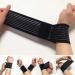 VEdusa Black Carpal Tunnel Wrist Compression Strap - Adjustable Breathable Splint for Weightlifting Tennis & Fitness Support - Buy Online on GoSupps.com