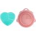 Makeup Brushes Cleaner Foldable Portable Makeup Brush Cleaning Bowl with Silicone Cleaning Mat sy to Clean the Makeup Brush Powder Puff Sponge - Buy Online on GoSupps.com