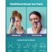 ProCIV Cooling Mask Warming Eye Mask 6 set Against Swollen Tired Eyes Dark Circles Headaches Migraines Hangovers and Sunburn Heat and Cool Reusable Face Mask Face Men/Women 6 set-Green - Buy Online on GoSupps.com