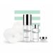 BIOEFFECT EGF Day Serum with Hyaluronic Acid and Plant-Based EGF Anti-Aging Skin Care Gift Set Includes Deluxe Micellar Water Cleanser Hydrating Cream Face Moisturizer Cotton Pads and Makeup Bag