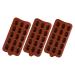 Cabilock 3pcs Crown Silicone Mold Chocolate Bars Molde De para Resina Silicone Moulds for Chocolate Ice Tray